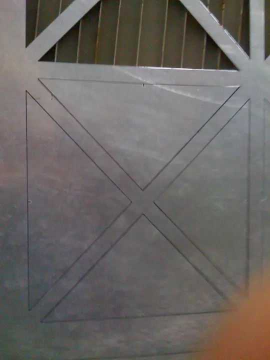 Modulo quadrato ancora in sede