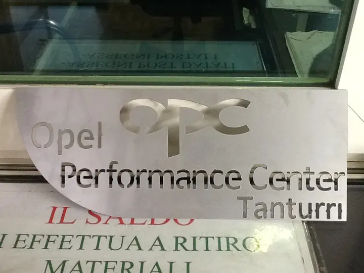 Targa OPC traforata